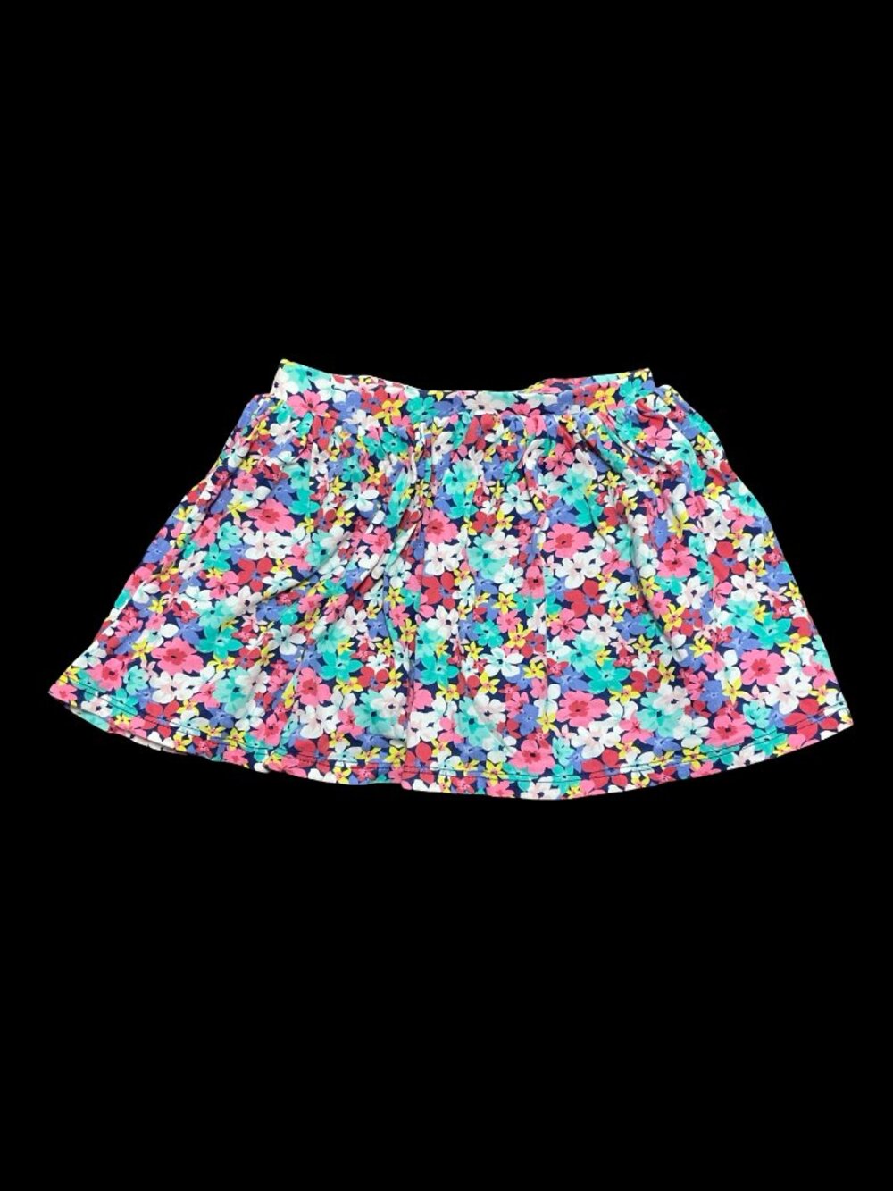 👣 5/$25 - Multicolored Floral Print Skort